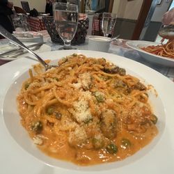 Mr Gigi's Pizza - Spaghettini in Boscaiolo sauce- my favourite