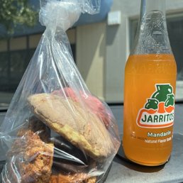 Mexican bread and jarritos - can't go wrong