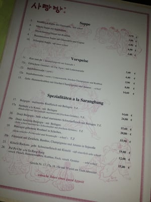 Menu photo 5 Sa Rang Bang Essen, NW