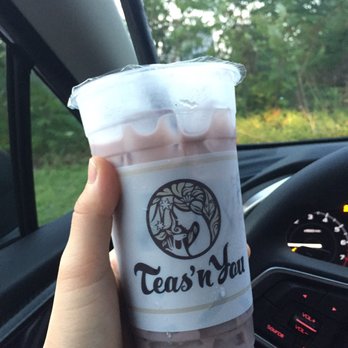 Teas'n You - Coconut taro milk tea with lychee jelly - Bubble Tea Near Me - Vienna, Virginia Teas'n You - Coconut taro milk tea with lychee jelly - Bubble Tea Near Me - Vienna, Virginia