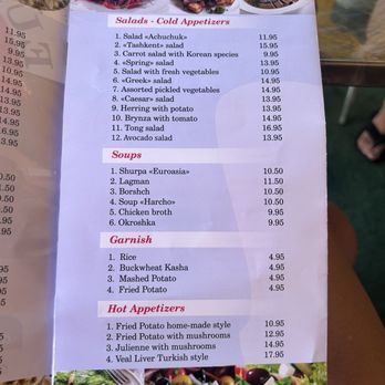 Cafe Euroasia - Menu - Cafes Near Me - Brooklyn, New York Cafe Euroasia - Menu - Cafes Near Me - Brooklyn, New York