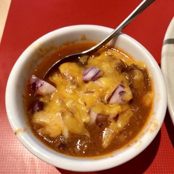 The Egg Bistro - A cup of Chilli Soup, taste homemade. - Breakfast & Brunch Near Me - Virginia Beach, Virginia
