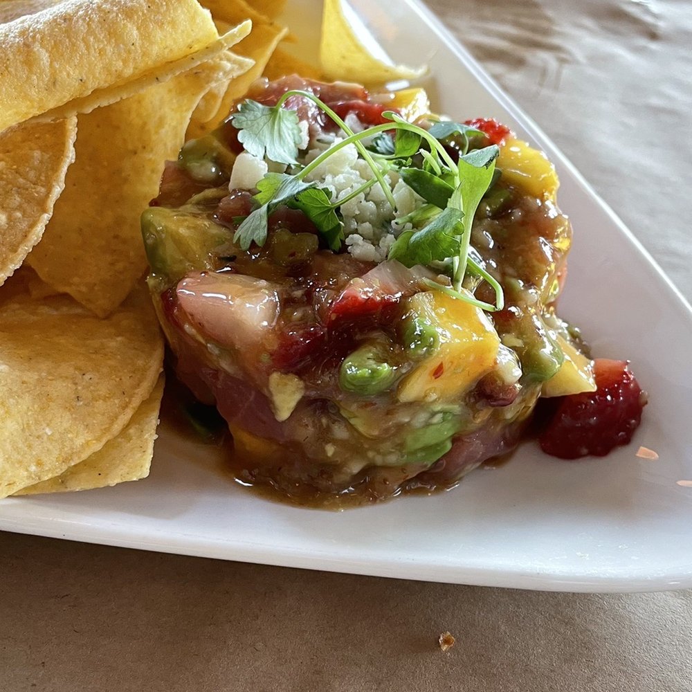 Cowfish - Tuna poke - New American Near Me - Hampton Bays, New York Cowfish - Tuna poke - New American Near Me - Hampton Bays, New York