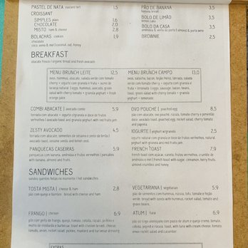 Fábrica Coffee Roasters - Food menu - Coffee & Tea Near Me - Porto, 13 Fábrica Coffee Roasters - Food menu - Coffee & Tea Near Me - Porto, 13
