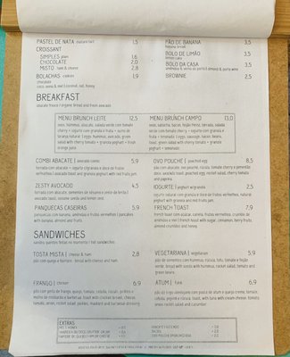 Menu photo 1 Fábrica Coffee Roasters Porto, 13 Menu photo 1 Fábrica Coffee Roasters Porto, 13
