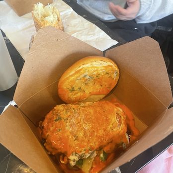Cafe Beatrice - buffalo chicken sandwich - Cafes Near Me - Cambridge, Massachusetts
