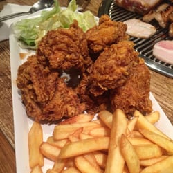 Mr Bap - Half chicken in teriyaki sauce. Pretty delicious