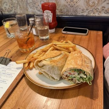 Brownstone - Chicken wrap with bacon - Bars Near Me - Boston, Massachusetts
