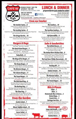 Menu photo 6 Cafe 66 Vero Beach, FL Menu photo 6 Cafe 66 Vero Beach, FL