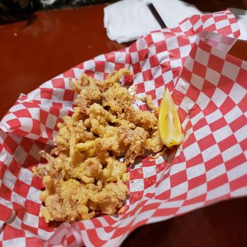 Shells Seafood - Calamari. Forgot to take a picture until we had eaten half of it. - Seafood Near Me - St. Pete Beach, Florida Shells Seafood - Calamari. Forgot to take a picture until we had eaten half of it. - Seafood Near Me - St. Pete Beach, Florida