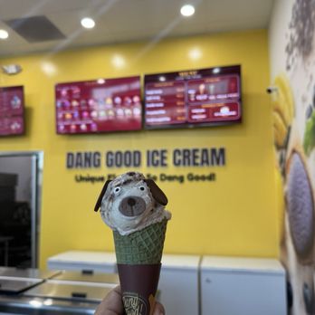 Dang Good Ice Cream - Doggy ice Cream with matcha cone - Desserts Near Me - Rowland Heights, California