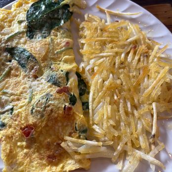Smile Cafe Breakfast & Lunch - Greek omelet with hash browns. - Breakfast & Brunch Near Me - Easton, Pennsylvania Smile Cafe Breakfast & Lunch - Greek omelet with hash browns. - Breakfast & Brunch Near Me - Easton, Pennsylvania