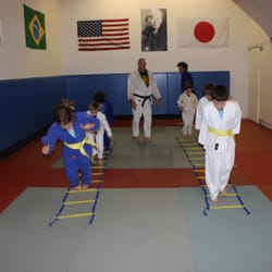 Warming up for kid's class.
