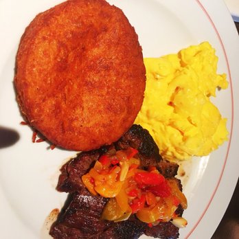Brass Tack - Bavette steak and eggs. - American Near Me - Chicago, Illinois