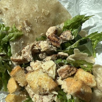 Salad and Go - Inside of my burrito. Filled with perfectly grilled chicken, crunchy croutons, crispy lettuce, and tasty dried cheese/dressing. - Salad Near Me - San Antonio, Texas Salad and Go - Inside of my burrito. Filled with perfectly grilled chicken, crunchy croutons, crispy lettuce, and tasty dried cheese/dressing. - Salad Near Me - San Antonio, Texas