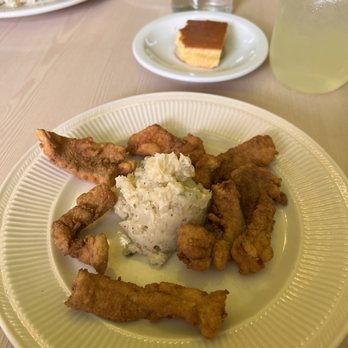 Gullah Grub - Fried Shark Strip Lunch - Barbeque Near Me - Saint Helena Island, South Carolina Gullah Grub - Fried Shark Strip Lunch - Barbeque Near Me - Saint Helena Island, South Carolina
