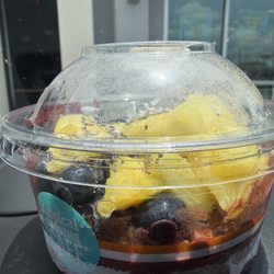 Tropical Smoothie Cafe - This is the 1/2 full bowl with no extra fruit which I paid for.