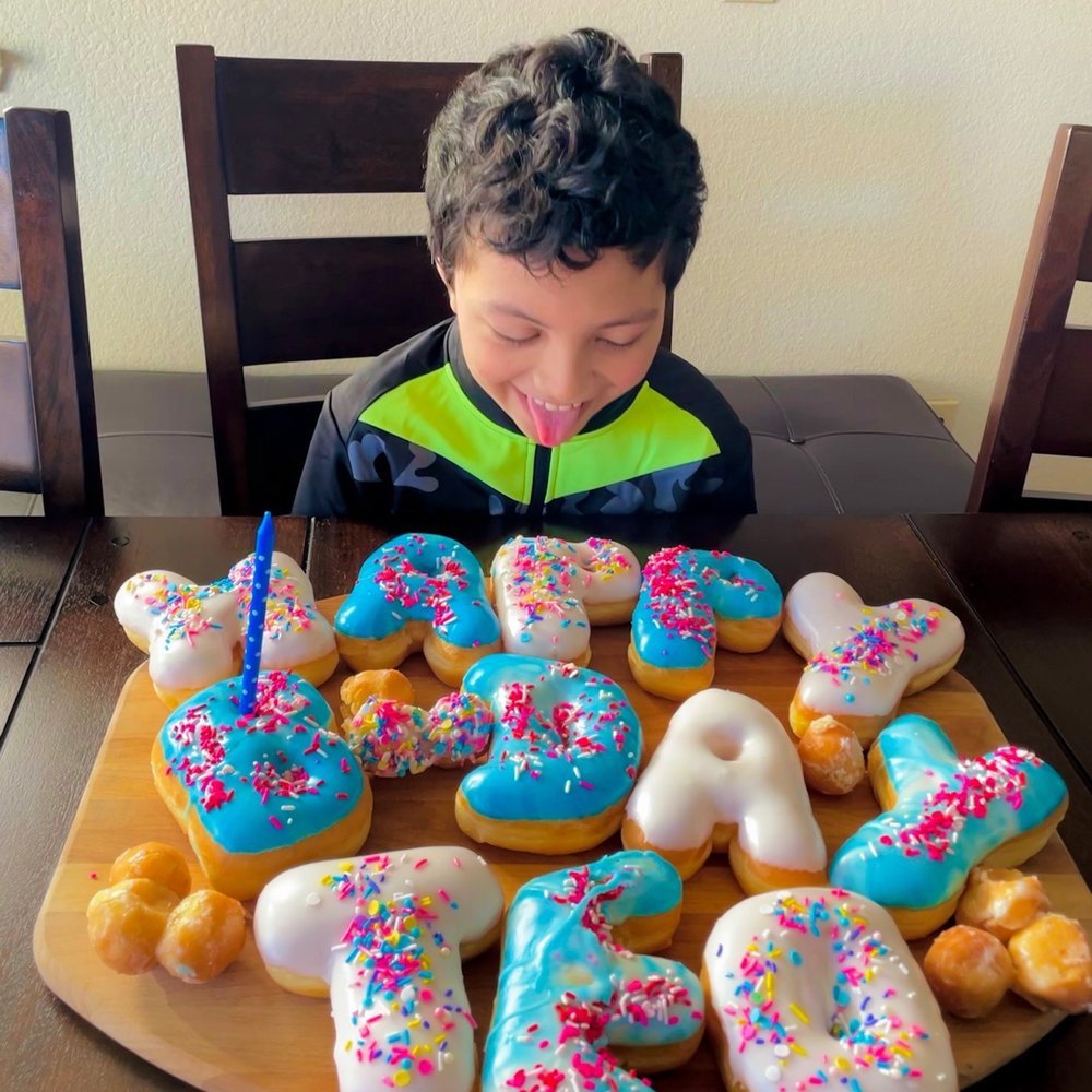 Fails Donut Factory - Custom letter donuts. They also threw in some donut holes! - Donuts Near Me - Turlock, California Fails Donut Factory - Custom letter donuts. They also threw in some donut holes! - Donuts Near Me - Turlock, California