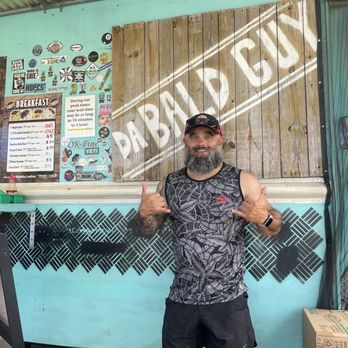 Da Bald Guy - Me enjoying the Island Vibes - Food Trucks Near Me - Kahuku, Hawaii Da Bald Guy - Me enjoying the Island Vibes - Food Trucks Near Me - Kahuku, Hawaii