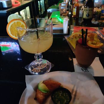 Las Costas Nayaritas - One half of the large House Margarita and the House Cantarito, Empanadas Camaron. - Seafood Near Me - Duluth, Georgia Las Costas Nayaritas - One half of the large House Margarita and the House Cantarito, Empanadas Camaron. - Seafood Near Me - Duluth, Georgia
