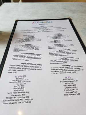 Menu photo 5 XOchimilco Mexican Restaurant Chicago, IL Menu photo 5 XOchimilco Mexican Restaurant Chicago, IL