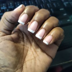 French manicure by Phina ..just perfection