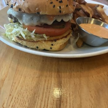 Confab Kitchen & Bar - $10 Tuesday burger special (quarter pounder) with fries and you can pick two house made sauces - Diners Near Me - Atlanta, Georgia Confab Kitchen & Bar - $10 Tuesday burger special (quarter pounder) with fries and you can pick two house made sauces - Diners Near Me - Atlanta, Georgia