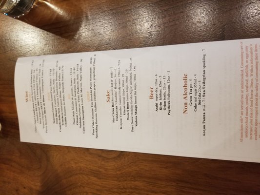 Menu photo 7 M Tempura Durham, NC