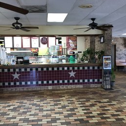 the inside of a restaurant