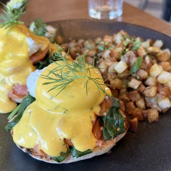 Blu Jam Cafe - Norwegian Benedict - Breakfast & Brunch Near Me - Los Angeles, California Blu Jam Cafe - Norwegian Benedict - Breakfast & Brunch Near Me - Los Angeles, California