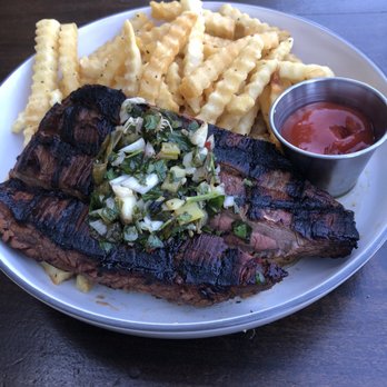 Milestone - Marinated Flank Steak Frites - American Near Me - El Dorado Hills, California Milestone - Marinated Flank Steak Frites - American Near Me - El Dorado Hills, California