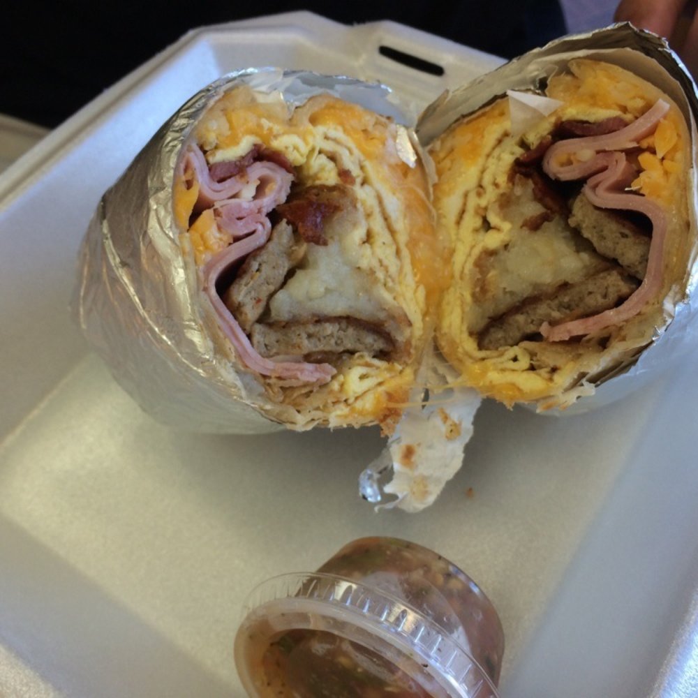 Master's Donuts - The mother of all breakfast burritos - Bakeries Near Me - Oxnard, California