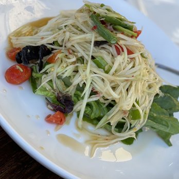 Mint Leaf Cuisine - Papaya salad - Asian Fusion Near Me - Saratoga, California Mint Leaf Cuisine - Papaya salad - Asian Fusion Near Me - Saratoga, California