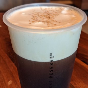 Starbucks Reserve - Cold brew with cream. Beautiful. - Coffee & Tea Near Me - Austin, Texas Starbucks Reserve - Cold brew with cream. Beautiful. - Coffee & Tea Near Me - Austin, Texas