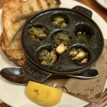 Merriman's Honolulu - Tako " a la escargot" with country bread - Hawaiian Near Me - Honolulu, Hawaii Merriman's Honolulu - Tako " a la escargot" with country bread - Hawaiian Near Me - Honolulu, Hawaii