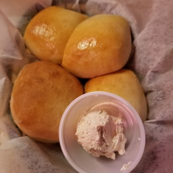 Texas Roadhouse - Rolls with cinnamon infused butter - Steakhouses Near Me - Oceanside, California Texas Roadhouse - Rolls with cinnamon infused butter - Steakhouses Near Me - Oceanside, California