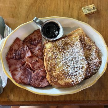 Honey's Sit-N-Eat - French toast side of ham - Southern Near Me - Philadelphia, Pennsylvania