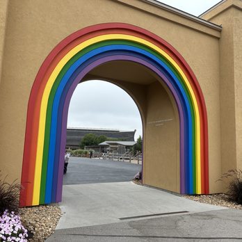Ark Encounter - You walk under the rainbow which is God's covenant with Noah declaring He won't destroy the world again by flood to get to the Ark entrance. - Museums Near Me - Williamstown, Kentucky