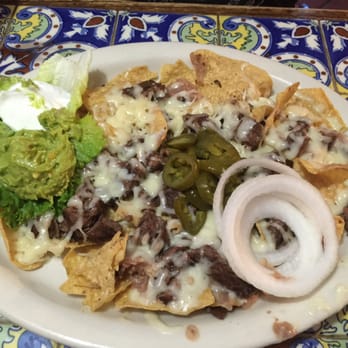 El Nogalito - Beef fajita nachos. - Mexican Near Me - Terrell, Texas