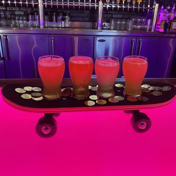 Level 1 Arcade Bar - The beer flight was amazing. Not only do you get  some really good beer options but they also give you tokens to play. - Arcades Near Me - Mesa, Arizona