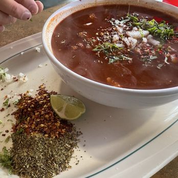 Rivera’s Market Carniceria - menudo (comes with three soft, delicious flour tortillas) - Meat Shops Near Me - Lacey, Washington