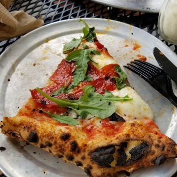 Pizzeria Lucca - Margherita with pepperoni and arugula - Pizza Near Me - Roswell, Georgia