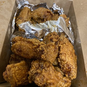 Hahaha Chicken - Soy Garlic & Pineapple Teriyaki. A little pricey but trust me, it's worth it - Korean Near Me - Woburn, Massachusetts Hahaha Chicken - Soy Garlic & Pineapple Teriyaki. A little pricey but trust me, it's worth it - Korean Near Me - Woburn, Massachusetts