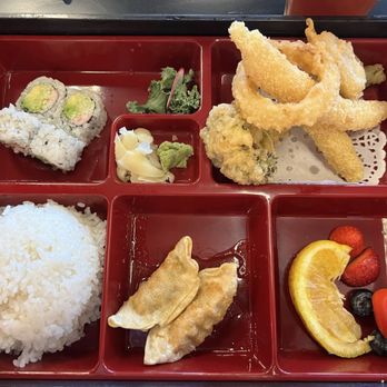 Haru - Shrimp Tempura Bento Box for lunch - Japanese Near Me - Sumterville, Florida Haru - Shrimp Tempura Bento Box for lunch - Japanese Near Me - Sumterville, Florida