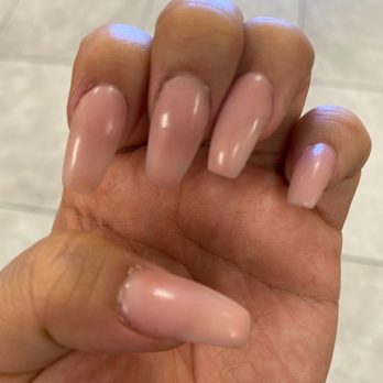 Enjoy Nails & Spa - This was a full set with pink powder. - Nail Salons Near Me - Chino, California Enjoy Nails & Spa - This was a full set with pink powder. - Nail Salons Near Me - Chino, California