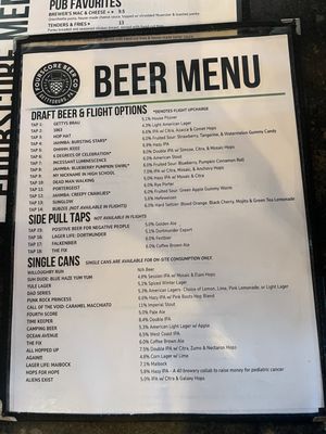 Menu photo 2 FourScore Beer Co. Gettysburg, PA