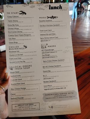 Menu photo 1 Stonefish Grill Haleiwa, HI Menu photo 1 Stonefish Grill Haleiwa, HI