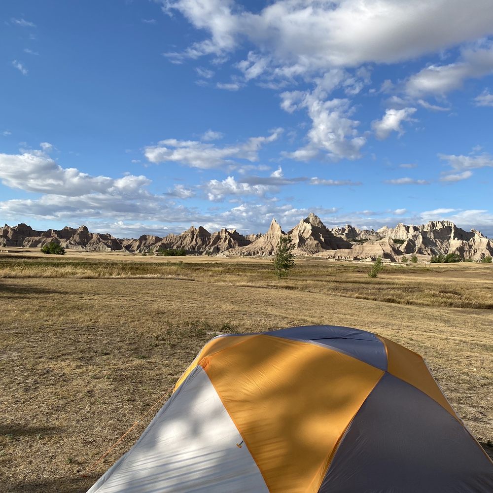 Cedar Pass Campground - View from our site - Campgrounds Near Me - Interior, South Dakota