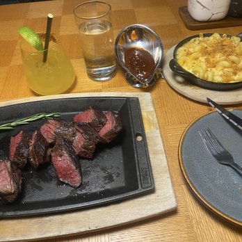 Prime Mēt Steakhouse - Hanger steak Mac and cheese - Steakhouses Near Me - Queens, New York Prime Mēt Steakhouse - Hanger steak Mac and cheese - Steakhouses Near Me - Queens, New York
