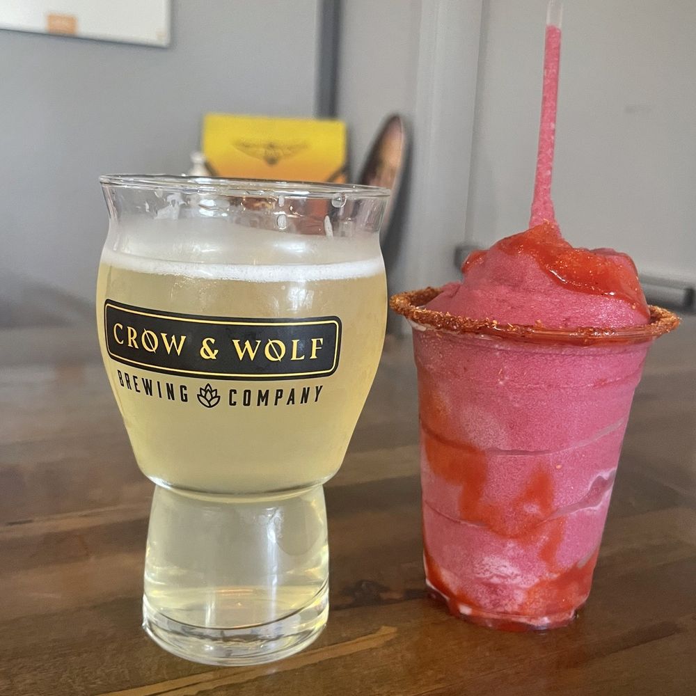 Crow & Wolf - Paradiso and Dark Horse Slushy - Breweries Near Me - Clovis, California